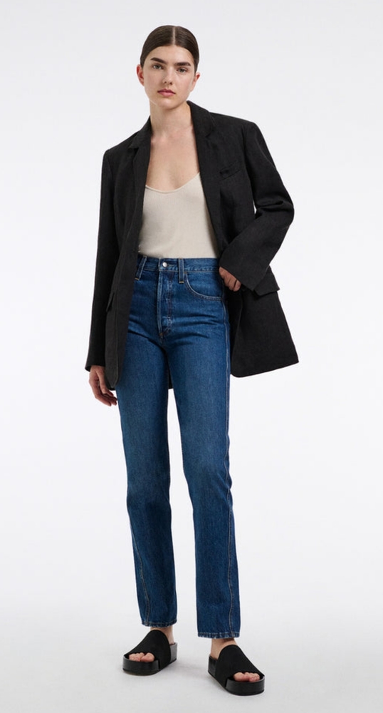 Co essentials high rise denim indigo